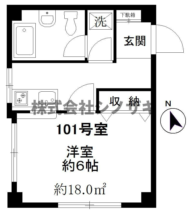 アドネス恵比寿の間取り