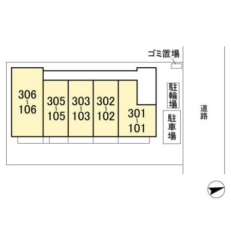 Arcobalenoの区画図