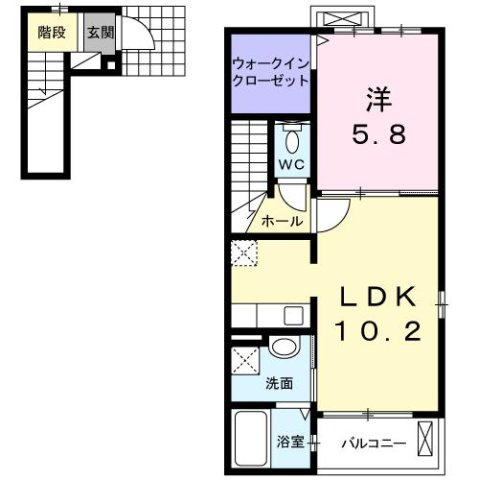 レガシーガーデンⅣ　Ｂの間取り