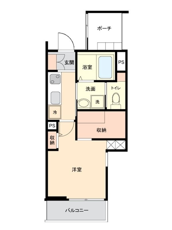 Glanz大師前の間取り|間取りです。