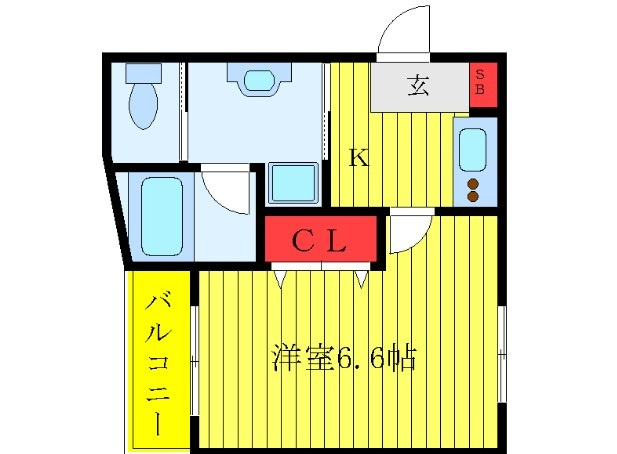 ラ　ベルドンヌの間取り|間取りです。
