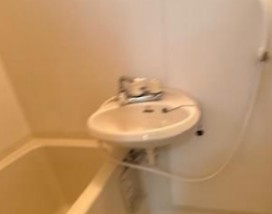 秦野市名古木のアパートの洗面所