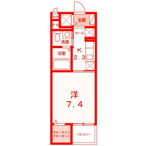 ヴィレッジ YuUkiの間取り
