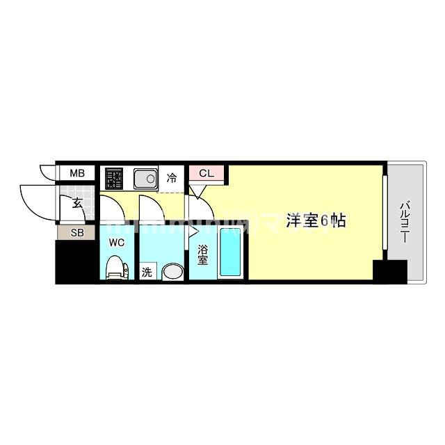 エスリード大阪ドームＣＥＲＣＡの間取り