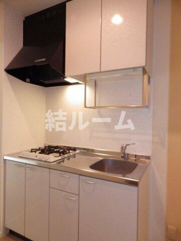 練馬区栄町のアパートのキッチン