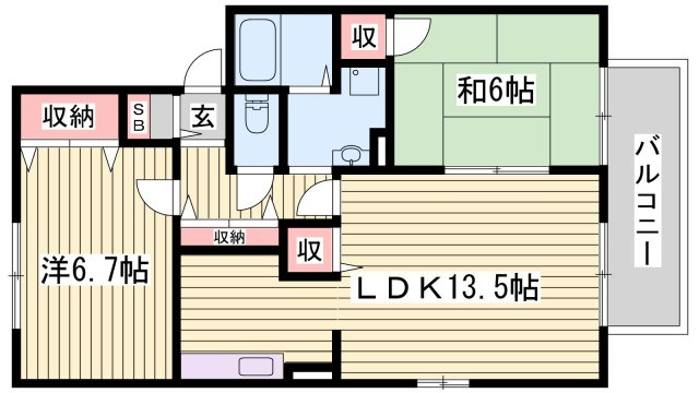ラ・フォーレ C棟の間取り