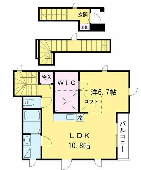 ブランエール中目黒の間取り