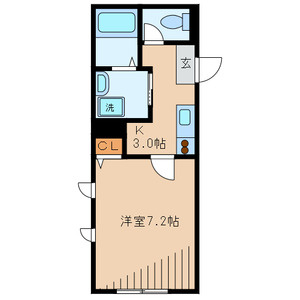 シャンベールの間取り|間取りです。
