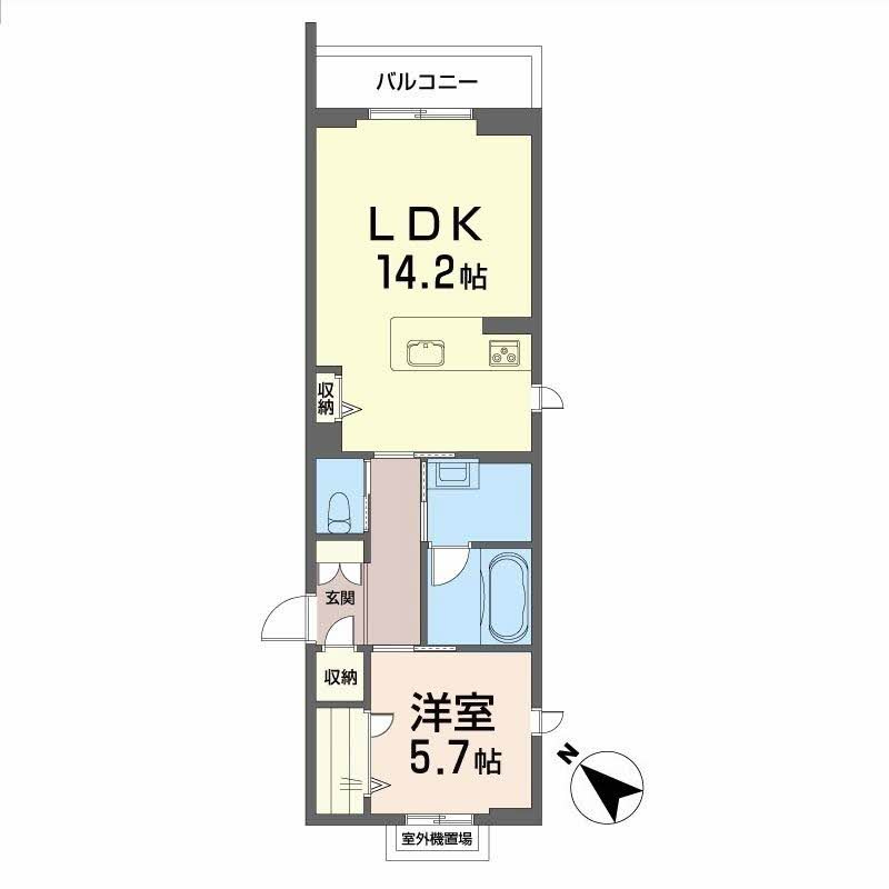 【新築】グランメゾン盛岡駅前Ⅰの間取り