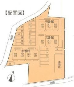 中央公園弐番館の区画図