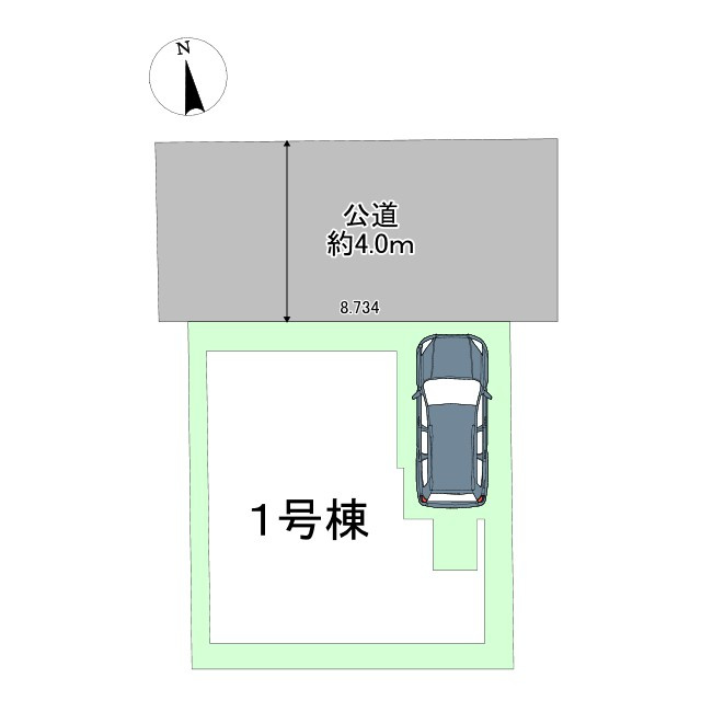 伊加賀栄町戸建の区画図|区画図