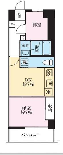 ハイネス池尻の間取り|間取りです。