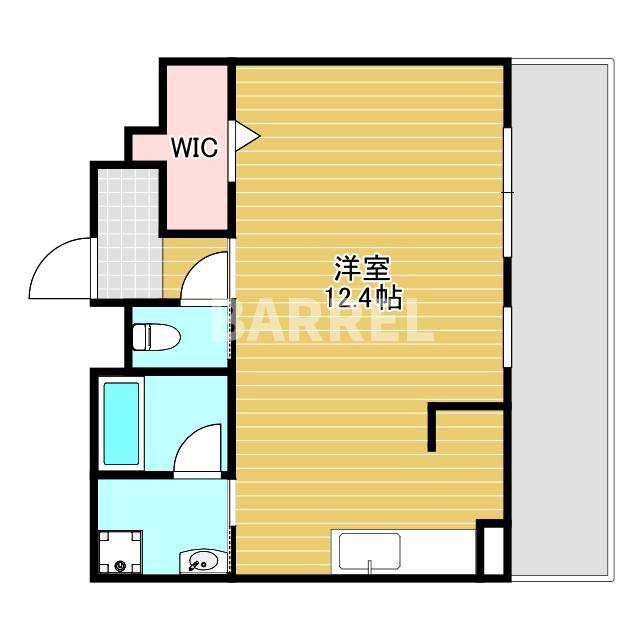 クレール十三の間取り