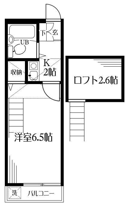 アルカディア二宮Ⅱの間取り