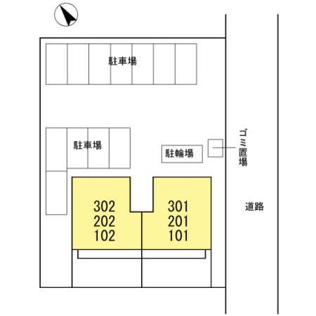 グラン　ヴェールの駐車場