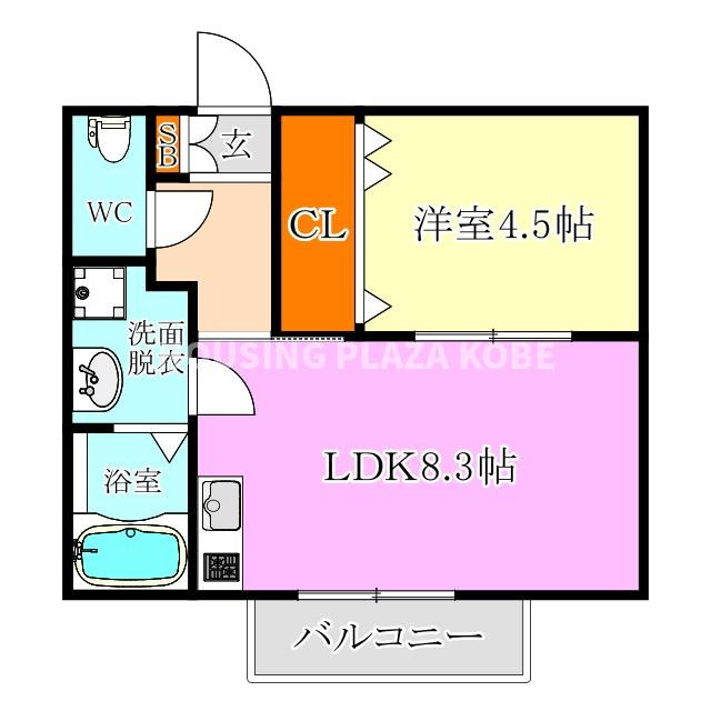 NET-K垂水２の間取り