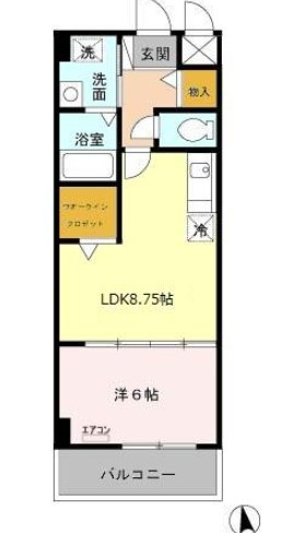 ボナールコートの間取り