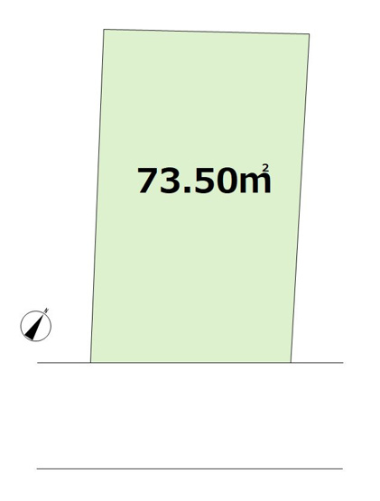 【土地図】 | 練馬区旭町１丁目　売地 | 南東側道路に接道し、明るい陽光が差し込む恵まれた立地です