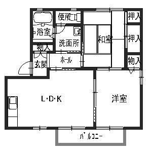 構壱番館Ａ棟の間取り