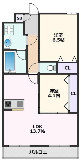 【間取り】 | アンフィニXXⅠ