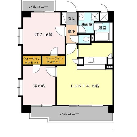 シャン・クラージュの間取り