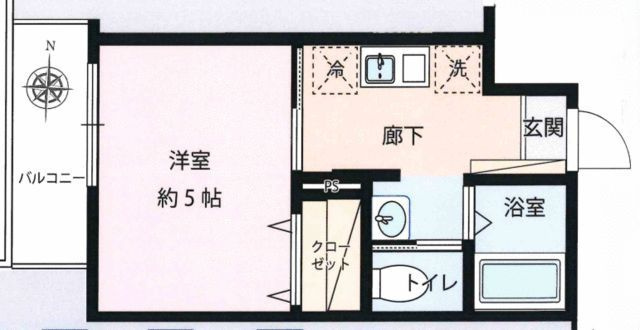 MELDIA清澄白河の間取り