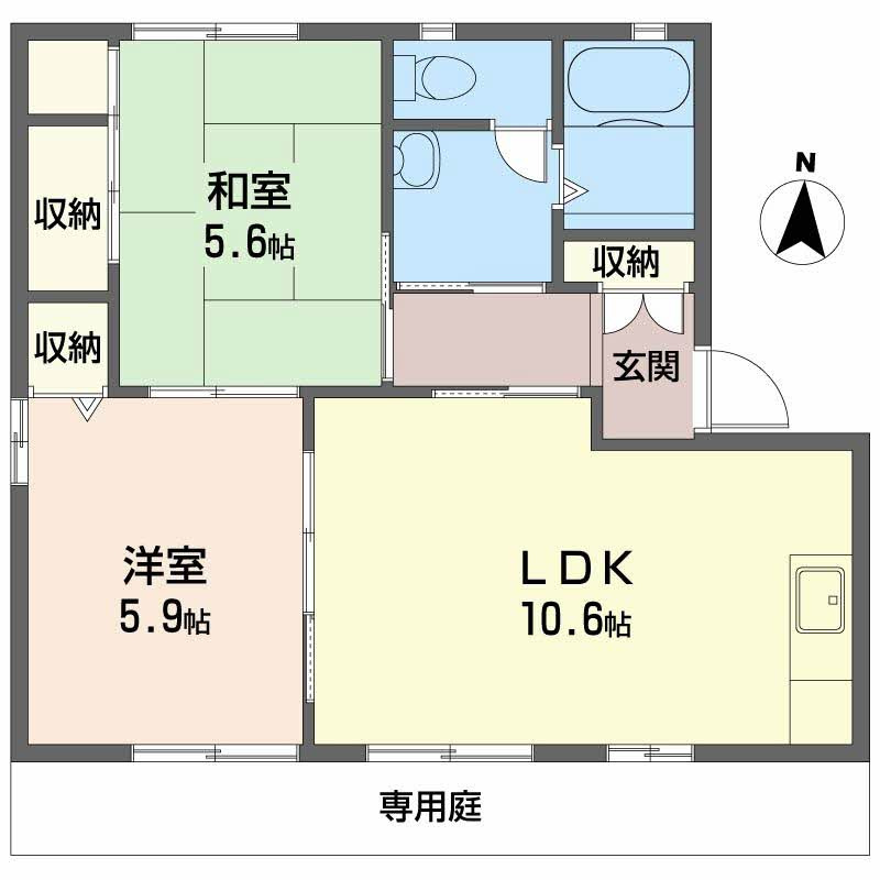 構壱番館Ａ棟の間取り