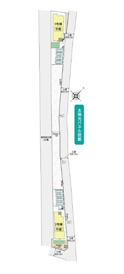 【区画図】 | blooming garden久喜市西大輪リバーサイド　【平屋】新築住宅