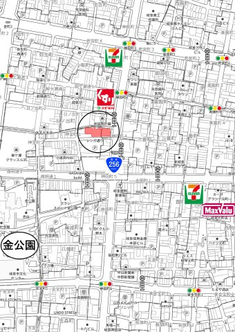 プレサンスロジェ岐阜長良橋通り【4階】の地図