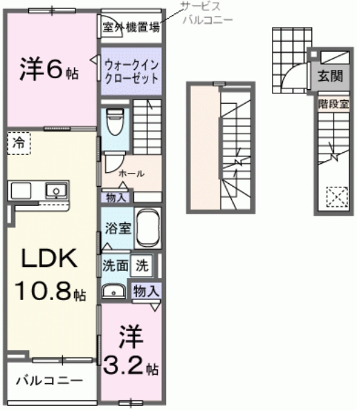 ラオハナ田無の間取り