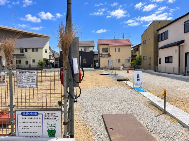 明石市大久保町江井島新築戸建の前面道路含む現地写真