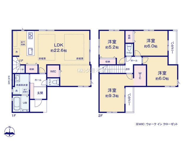 《仲介手数料無料》桜区田島４丁目21-3新築一戸建て‎KEIAI Graceの間取り