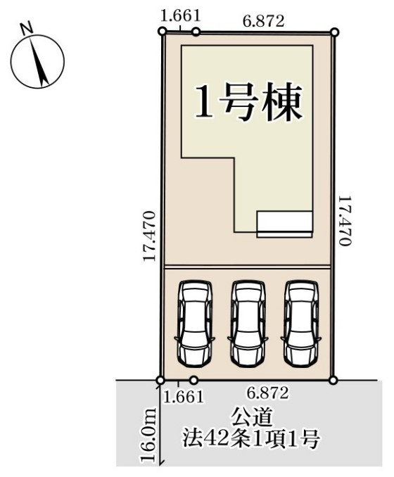 Livele Garden.S　深谷国済寺の区画図|図面と現況が異なる場合、現況を優先とします。