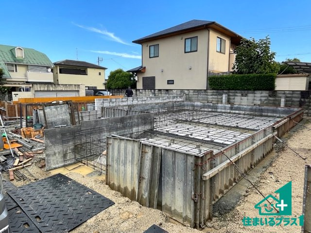 ■枚方市長尾台　第2期　新築一戸建ての外観|現在はこんな感じです。完成までが待ち遠しいですね。