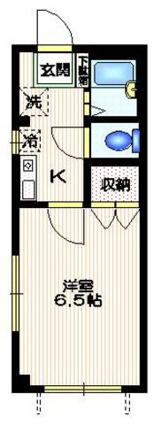 カーサ・サカモト３の間取り|角部屋　２面採光　風通し良好