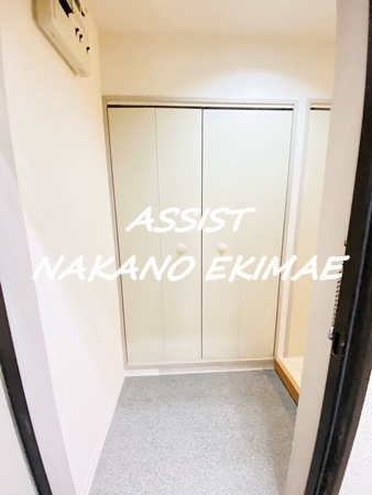 奥村マンションの玄関