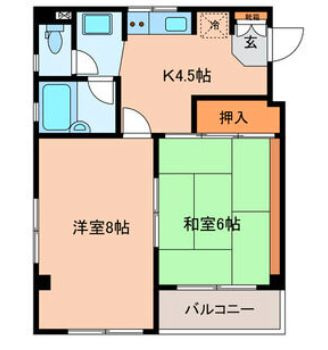 ウィステリア Iの間取り