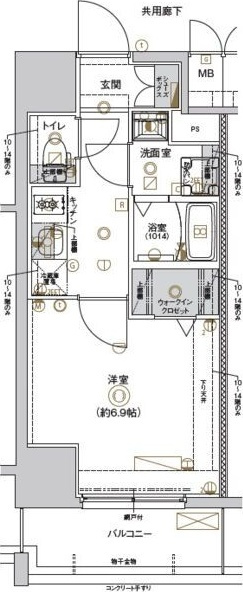 CREST TAPP黒川の間取り