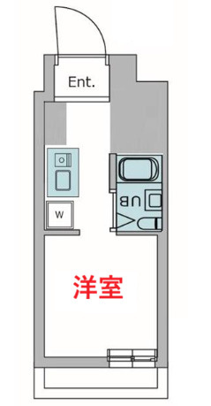 【間取り】 | ブルーノコート蒲田 | 洋室です