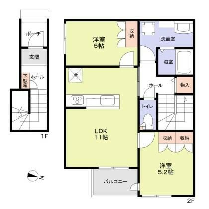 Ｃａｓａ Ｇｒｉｇｉａの間取り