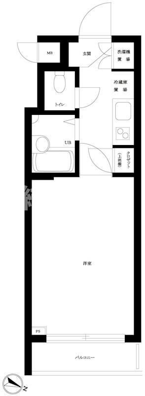 豊島区南長崎５丁目の賃貸マンションの間取り