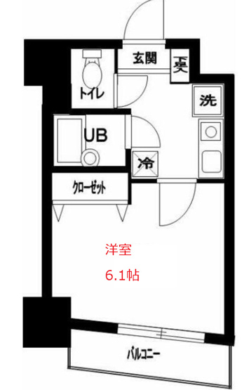 【間取り】 | メインステージ蒲田Ⅱ | 間取りです