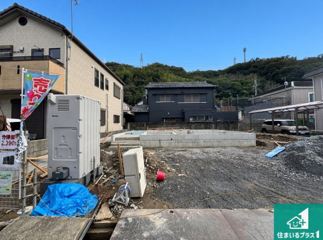 和歌山市紀三井寺　第8期　新築一戸建ての外観|現在の進捗状況です！順調に作業進行中、完成が待ち遠しいです！詳細の間取り等、お気軽にお問い合わせください！