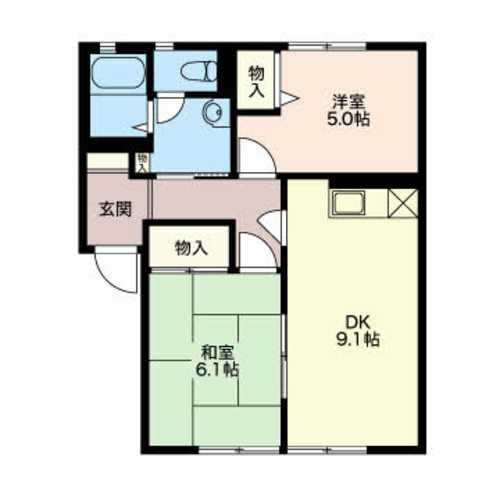 フレグランス上小泉東館の間取り