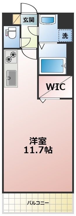 SQUARE琴平の間取り
