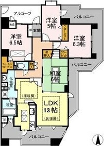 【間取り】 | カルティア黒川