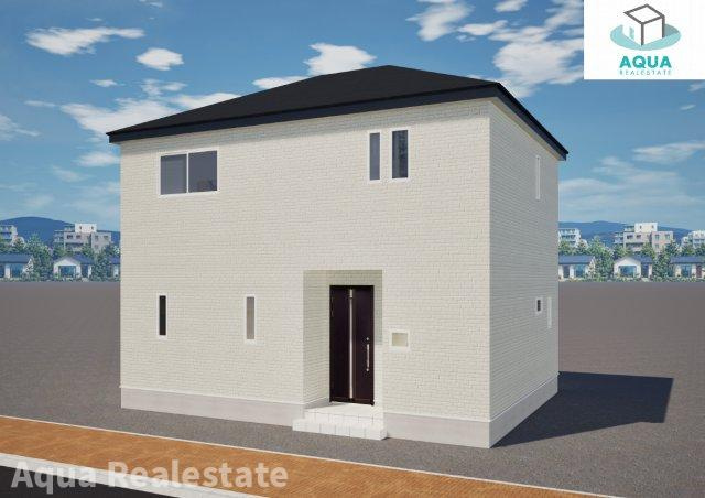 さぬき市長尾西の新築一戸建の外観パース|外観パースです