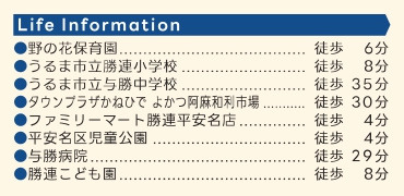 うるま市勝連平安名469番（全3棟）B号棟の周辺|周辺♪