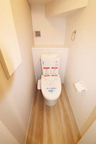郡山市安積町長久保3丁目（全1棟）　　　 １号棟　　　安積第３小学校、安積第２中学区　のトイレ|※同社施工例