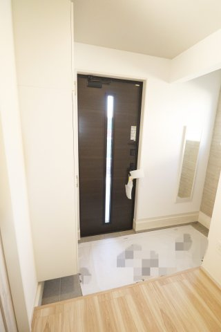 郡山市安積町長久保3丁目（全1棟）　　　 １号棟　　　安積第３小学校、安積第２中学区　の玄関|※同社施工例